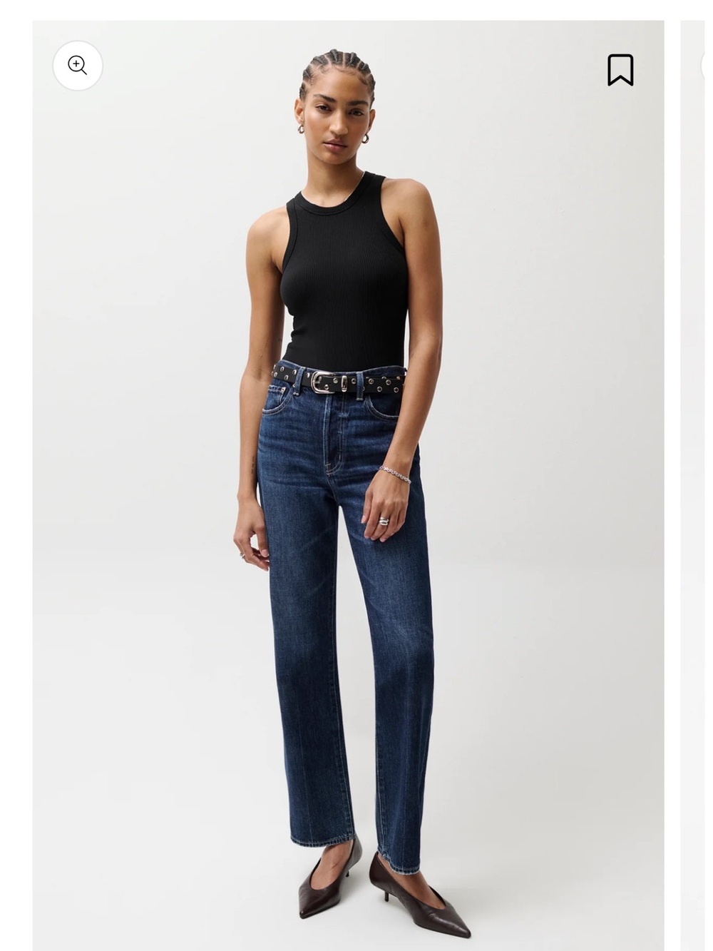 CASSIE SUPER HIGH RISE STRAIGHT JEAN